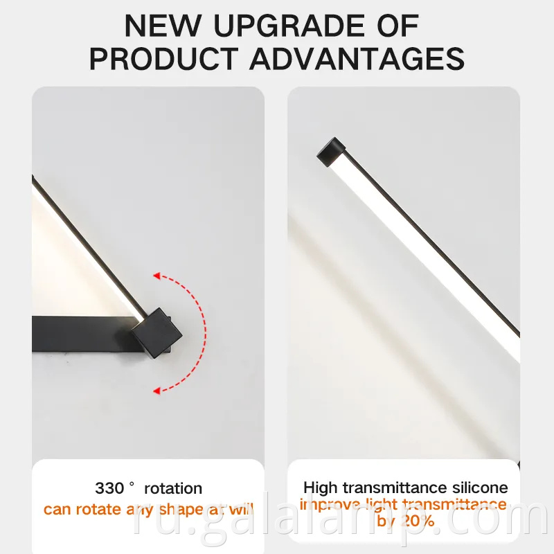 Современная светодиодная лампа 220V для стильного внутреннего декора